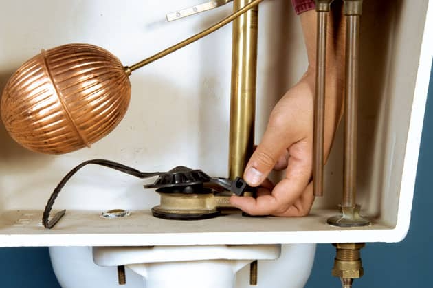 Fixing Toilet Flapper