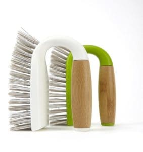 Full Circle Tough Stuff All-Purpose Scrub Brush, White