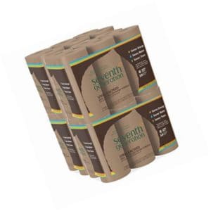 Seventh Generation Unbleached Paper Towels, 100% Recycled Paper, 6 Count