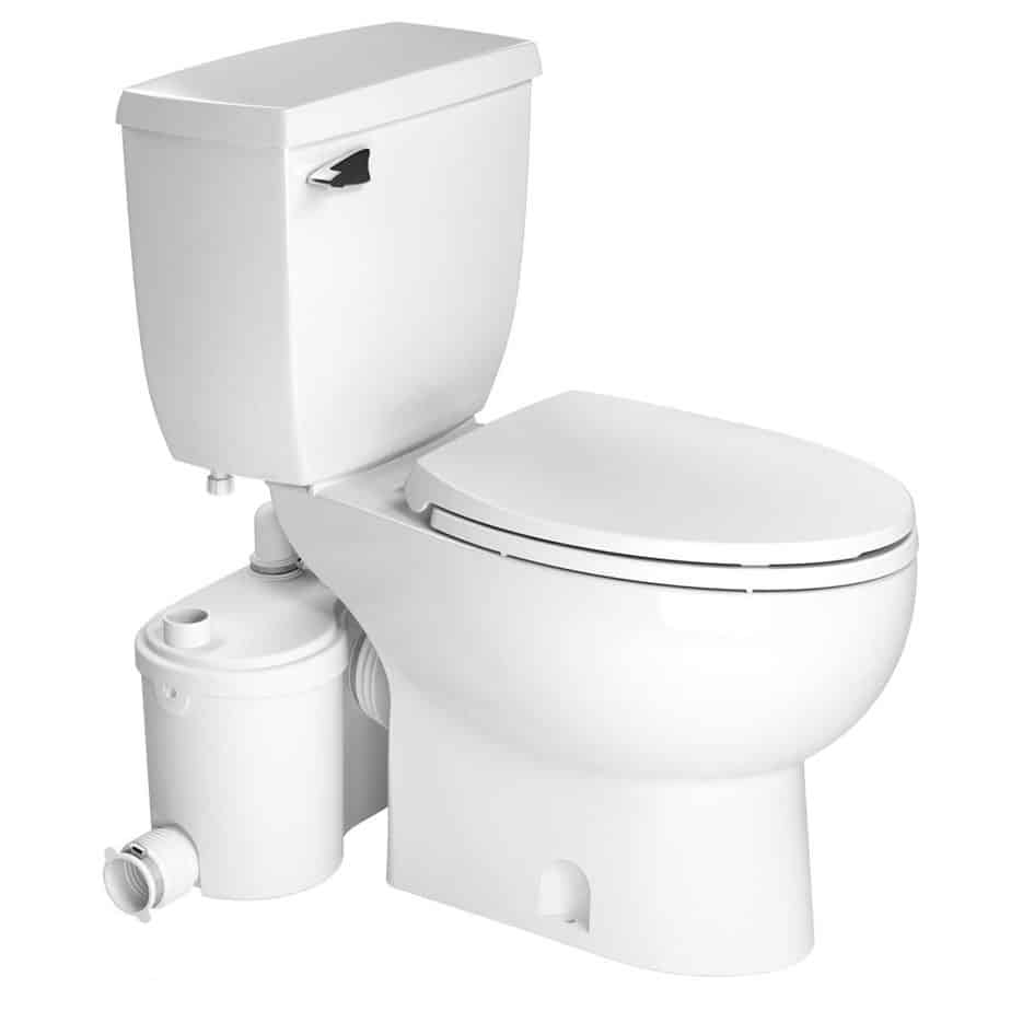 Saniflo Sanibest Pro Macerating Upflush Toilet Kit – Elongated Bowl